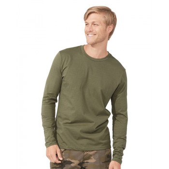 Next Level Men's Premium Fitted Long-sleeved Crewneck Tees